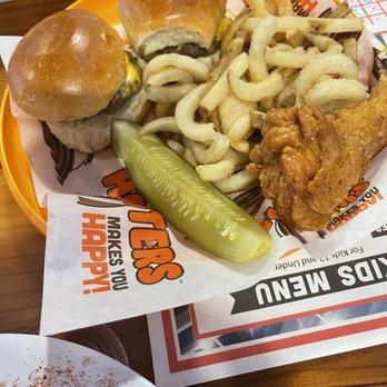 Hooters - Kids meal- sliders with fries - Sports Bars Near Me - Naples, Florida Hooters - Kids meal- sliders with fries - Sports Bars Near Me - Naples, Florida