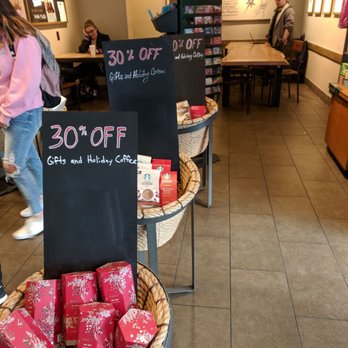 Starbucks - Seasonal goods 30'/. off. - Coffee & Tea Near Me - San Leandro, California Starbucks - Seasonal goods 30'/. off. - Coffee & Tea Near Me - San Leandro, California