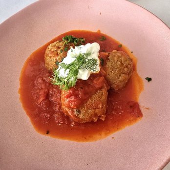 Elia - Keftedes - lamb & beef meatballs ~ delicious - Wine Bars Near Me - San Carlos, California Elia - Keftedes - lamb & beef meatballs ~ delicious - Wine Bars Near Me - San Carlos, California