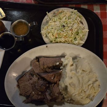 Tommy's Joynt - Brisket with sauces on the side - American Near Me - San Francisco, California Tommy's Joynt - Brisket with sauces on the side - American Near Me - San Francisco, California