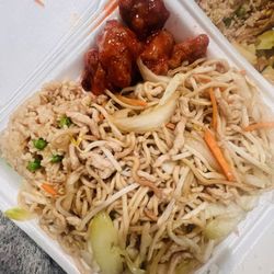 China Town - L1.   Pork Chow Mein, Sweet & Sour Pork