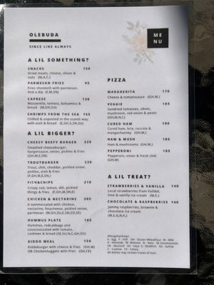 Menu photo 2 Olebuda Geiranger, 15