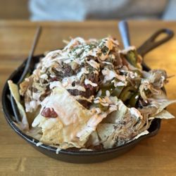 Stable Craft Brewing - Hickory smoked pork nachos