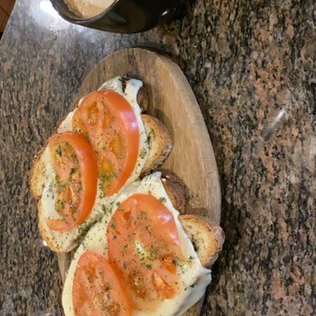 Cai's Cafe - Caprese toast & latte - Coffee & Tea Near Me - Metuchen, New Jersey