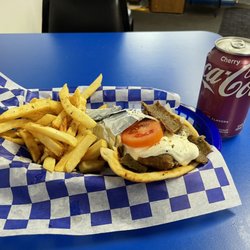 Kostas Gyros - Gyro and fries