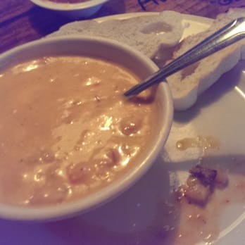 Taco Surf - The SCORPION Chowder, which is a shrimp (not clam or corn) chowder, it's tasty and I'd order this all the time every time :) - Mexican Near Me - Seal Beach, California