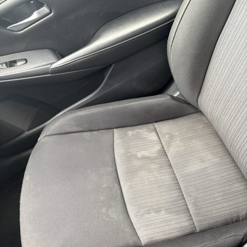 Enterprise Rent-A-Car - Example of the passenger seat all stained up- who would want to open the door and seat there?! - Car Rental Near Me - San Antonio, Texas Enterprise Rent-A-Car - Example of the passenger seat all stained up- who would want to open the door and seat there?! - Car Rental Near Me - San Antonio, Texas