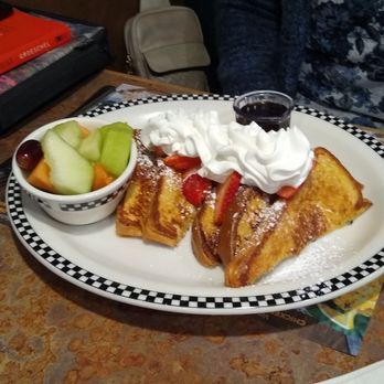 Black Bear Diner Burleson - My friend's pancakes! Yummy! - Diners Near Me - Burleson, Texas