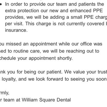 Williams Square Dental - New Policy - General Dentistry Near Me - Irving, Texas Williams Square Dental - New Policy - General Dentistry Near Me - Irving, Texas