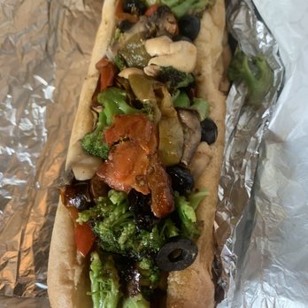 PieZoni's Pizza - Veggie sub minus the cheese and Mayo - Pizza Near Me - Attleboro, Massachusetts