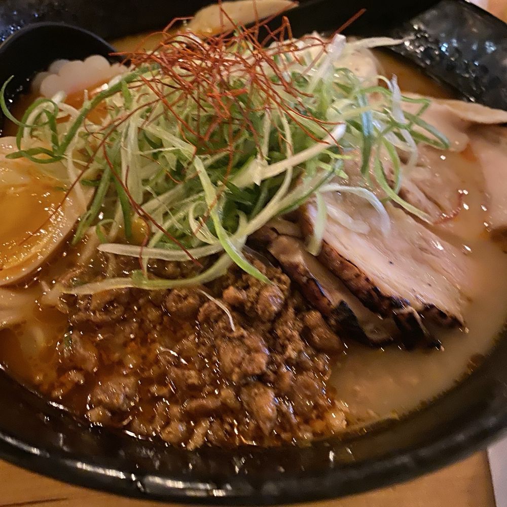 Umi Ramen - Spicy Ramen with sliced pork and ground pork - Ramen Near Me - Nanuet, New York Umi Ramen - Spicy Ramen with sliced pork and ground pork - Ramen Near Me - Nanuet, New York