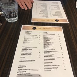 Le Macintosh - Menu