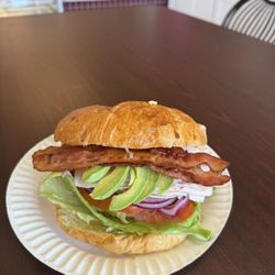 Sunshine Donuts - Turkey, Avocado, bacon and cheese.