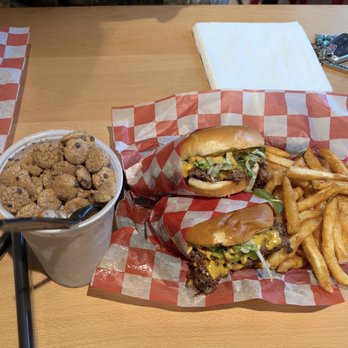 Secret Burger Kitchen Kirkland Smash Burgers, Wings, Shakes - 2 Smash Burger + Fries Box Cookies Gone Wild Shake - Burgers Near Me - Kirkland, Washington Secret Burger Kitchen Kirkland Smash Burgers, Wings, Shakes - 2 Smash Burger + Fries Box Cookies Gone Wild Shake - Burgers Near Me - Kirkland, Washington