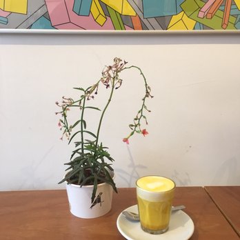 The Canary - Turmeric and nutmeg latte - Hair Salons Near Me - London, XGL The Canary - Turmeric and nutmeg latte - Hair Salons Near Me - London, XGL