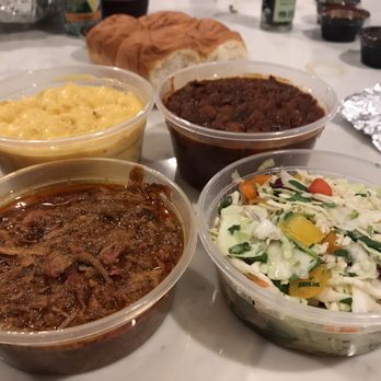 Slow Hand BBQ - Medium sides of mac n cheese and beans. Side of coleslaw with the pulled pork for three pulled pork sliders. - Barbeque Near Me - Pleasant Hill, California Slow Hand BBQ - Medium sides of mac n cheese and beans. Side of coleslaw with the pulled pork for three pulled pork sliders. - Barbeque Near Me - Pleasant Hill, California