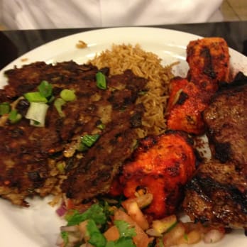 DeAfghanan Cuisine - Combination kabob - $15.95 - Afghan Near Me - Fremont, California DeAfghanan Cuisine - Combination kabob - $15.95 - Afghan Near Me - Fremont, California