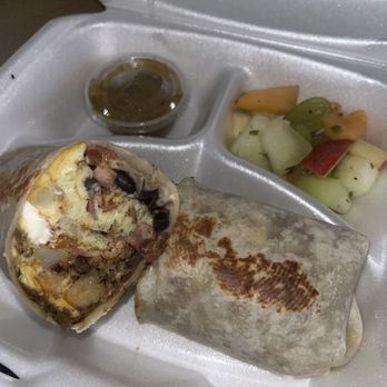 Achiote Grill - Ultimate breakfast burrito - Mexican Near Me - Huntington Beach, California
