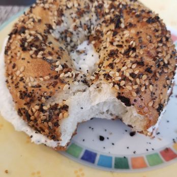 Pigeon Bagels - Everything bagel w/cream cheese - Bagels Near Me - Pittsburgh, Pennsylvania Pigeon Bagels - Everything bagel w/cream cheese - Bagels Near Me - Pittsburgh, Pennsylvania