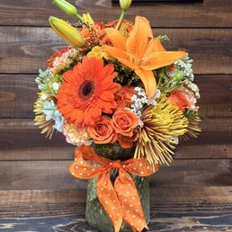 Beautiful fall arrangement.