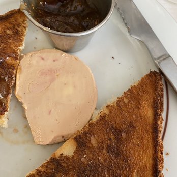 Le Latin St Jacques - Pate de Foie Gras, toast and fig jam - French Near Me - Paris, 75