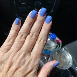 Megan's dip manicure at Resort Nail Spa Megan's dip manicure at Resort Nail Spa