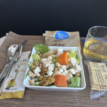 Alaska Airlines - Chicken salad was OK the cookie hidden behind it pretty epic. - Airlines Near Me - San Diego, California Alaska Airlines - Chicken salad was OK the cookie hidden behind it pretty epic. - Airlines Near Me - San Diego, California