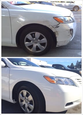 Photo of Capitol Auto Body - Santa Clara, CA, US. My white Camry! Before and After! Wooooo