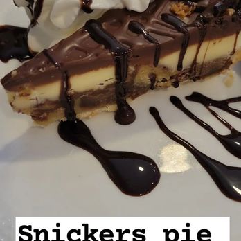 The Back Nine Tavern - Dessert of the month: snickers pie! - American Near Me - New Britain, Connecticut The Back Nine Tavern - Dessert of the month: snickers pie! - American Near Me - New Britain, Connecticut