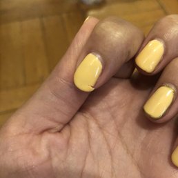 Gel mani after 1 week Gel mani after 1 week