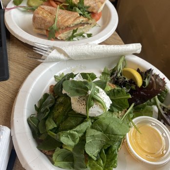 Caffeine Roasters - Avocado Toast with egg and hollandaise sauce - Coffee Roasteries Near Me - Tampa, Florida