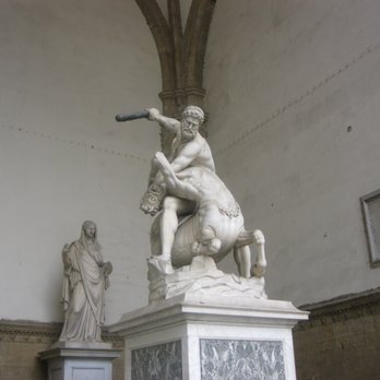 Loggia dei Lanzi - Ercole e il Centauro Nesso - Landmarks & Historical Buildings Near Me - Florence, FI