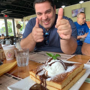 Untoasted - Square pancakes with chocolate sauce and ice cream - Breakfast & Brunch Near Me - Hallandale Beach, Florida Untoasted - Square pancakes with chocolate sauce and ice cream - Breakfast & Brunch Near Me - Hallandale Beach, Florida