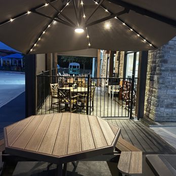 Big Chill - Patio life at Big Chill. Drop shades, mister fans, and Cornhole Alley - Ice Cream & Frozen Yogurt Near Me - Trophy Club, Texas Big Chill - Patio life at Big Chill. Drop shades, mister fans, and Cornhole Alley - Ice Cream & Frozen Yogurt Near Me - Trophy Club, Texas
