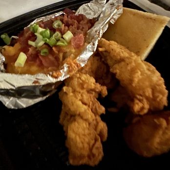 Olympic Steak & Pizza - Kids tenders and loaded baked potato - Pizza Near Me - Atoka, Tennessee Olympic Steak & Pizza - Kids tenders and loaded baked potato - Pizza Near Me - Atoka, Tennessee
