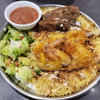 Saba Foods - Sana'a platter for two $54.99 - Halal Near Me - Vancouver, British Columbia Saba Foods - Sana'a platter for two $54.99 - Halal Near Me - Vancouver, British Columbia