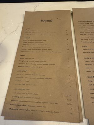 Menu photo 3 Beppe Royal Oak, MI