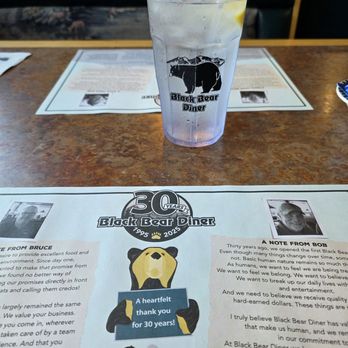 Black Bear Diner Gilbert - Glass of water - American Near Me - Gilbert, Arizona