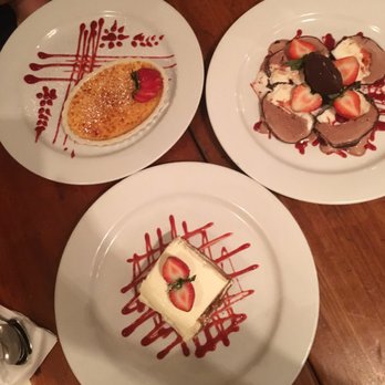 Max Soha Restaurant - We couldn't decide on just one! We got the creme brûlée, tartuffo and tiramisu. All of them were amazing! - Italian Near Me - New York, New York Max Soha Restaurant - We couldn't decide on just one! We got the creme brûlée, tartuffo and tiramisu. All of them were amazing! - Italian Near Me - New York, New York