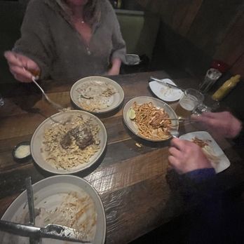 Montezuma Roadhouse - Stroganoff & peanut noodle - Steakhouses Near Me - Keystone, Colorado