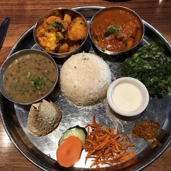 Dancing Yak - Chicken Daal Bhat Thali - Himalayan/Nepalese Near Me - San Francisco, California