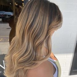 House of Hair Westchester - My reference hair which again is MY OWN HEAD
