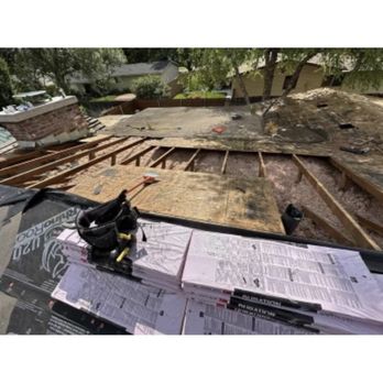 Treasure Valley Exteriors - 40 sheets of dry rot plywood that was shingled over - Windows Installation Near Me - Meridian, Idaho