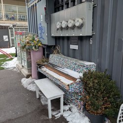 Stackt - Painted piano with snow