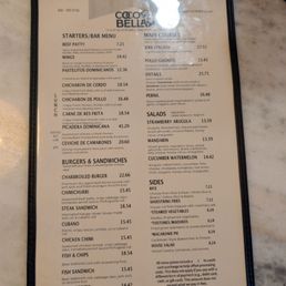 Lunch menu Lunch menu