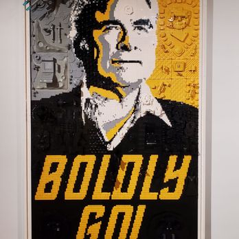 Comic-Con Museum - A Lego sculpture of Gene Roddenberry - Cultural Center Near Me - San Diego, California