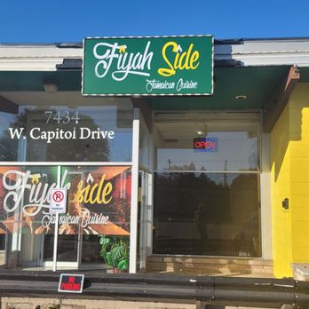 Fiyahside Jamaican Cuisine - Outside - Caribbean Near Me - Milwaukee, Wisconsin