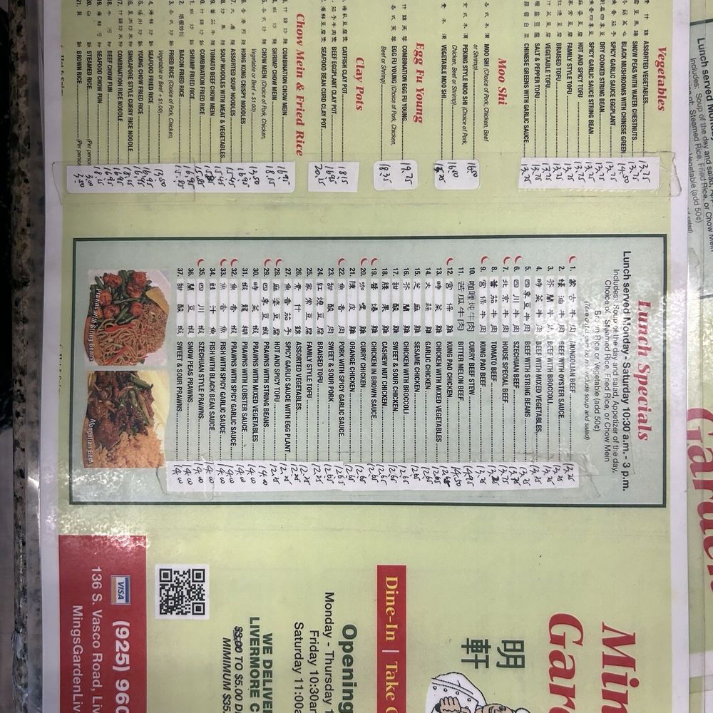 Ming's Garden - Menu 8/22/25 - Chinese Near Me - Livermore, California Ming's Garden - Menu 8/22/25 - Chinese Near Me - Livermore, California
