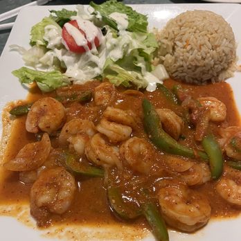 Cuscatlan Comida Salvadoreña - Camarones Picosos.  Definitely on the spicy side. I loved it. - Salvadoran Near Me - Escondido, California