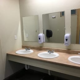 Nice clean bathrooms with free hot showers!